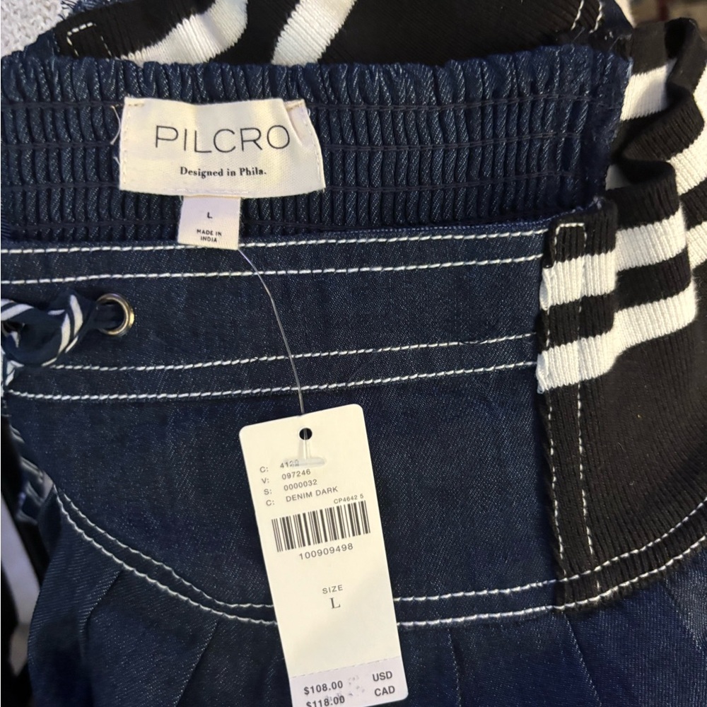 Anthropologie Dark Blue Mini Skirt
